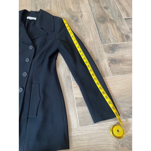 Vintage Bebe Women’s Double Breasted Black Jacket size 4 - Picture 13 of 13